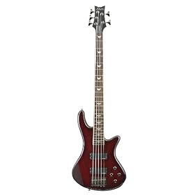 Schecter Stiletto Extreme-5 Bass Guitar (4 String, Black Cherry)