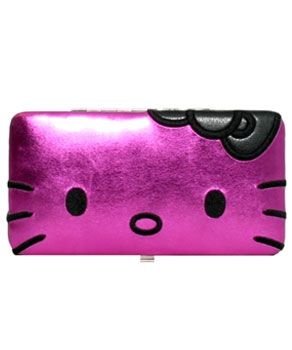 Hello Kitty Hot Pink Hinge Wallet