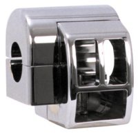 Chrome Plated Left Hand Switch Housing for use with 1982/1995 switches Billet handlebar controls for big twin & sportster -by-Excel Components
