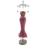Review The Tribeca Gift Company  / Burgundy Rose Sequin Dress Ringholder