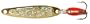 Bay de Noc Lure Co. Swedish Pimples - Crushed Ice Transparent Size: 4 (1/4 oz.); Color: Metallic Gold (GI)