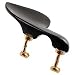 Guarneri All-Size Viola Chinrest - Ebony with Gold-Plated Hill Bracket
