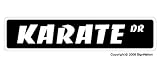 KARATE -Street Sign martial arts tae kwon do kanji gift