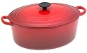 Le Creuset Enameled Cast-Iron 5-Quart Oval French Oven, Red