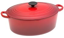 Le Creuset Enameled Cast-Iron 5-Quart Oval French Oven, Red