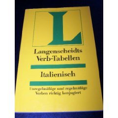 Langenscheidts Verb-Tabellen, Italienisch