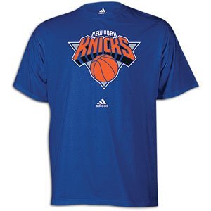 NBA Men's New York Knicks Short Sleeve T- Shirt (Blue, X Large)