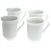 Mikasa Antique White Coffee Mugs, Set of 4