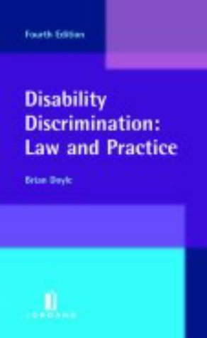 Disability Discrimination: Law and Practice