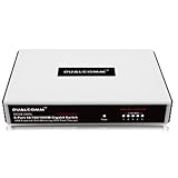 Dualcomm DCGS-2005L 5-Port 10/100/1000 Gigabit Ethernet Switch Network TAP (Plastic Case)