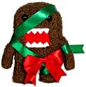 Domo Christmas 5 Inch Plush Figure Wrapped in Bow Domo