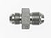Brennan 7008-12-12 - Straight Adapter - 3/4 in Male JIC 37? Flare x 3/4 in Male Japanese Industrial Standard 30? Flare, Pack of 15