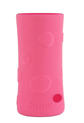 Pura Kiki Pebble Silicone Bottle Sleeve, Pink, Tall