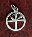Sterling Silver Charm, PEACE in Chinese, 3/4 inch tall Reviews
