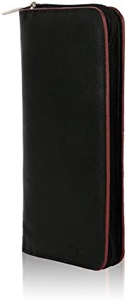 Newhide Men's Leather Passport Organizer One Size Black