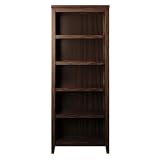 Review Linon Home  / 5-Shelf Bookcase - Chestnut