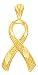 Charm - 14kt Gold Breast Cancer Pendant