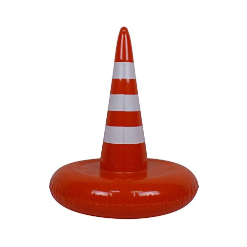 Inflatable Traffic Cone Ring Toss Game, 20" Tall Sporting Goods Outdoor