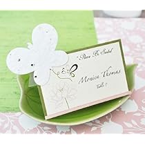 Please Be Seeded Butterfly Plantable Seed Place Cards (set of 12) - Baby Shower Gifts & Wedding Favors