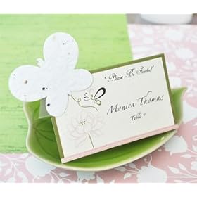  Please Be Seeded Butterfly Plantable Seed Place Cards (set of 12) - Baby Shower Gifts & Wedding Favors