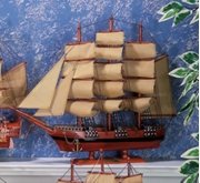 Cutty Sark Wood Tall Ship Model SailBoat