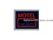 Miniatronics HO/O Scale Electroluminescent Neon Sign - Motel No Vacancy