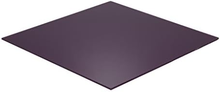 12" x 12" - all edges polished - 1/8" violet purple lilac Acrylic Plexiglass Sheet, translucent 13% (2287) + FREE CUT TO SIZE