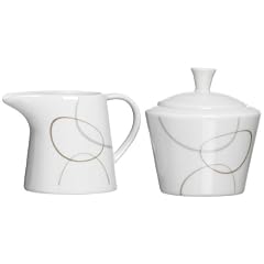 Ritzenhoff & Breker  593822 Zuckerdose und Milchk�nnchen Alina Marron, 2-teilig
