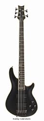 Schecter C-4 Custom Bass Guitar (Aged Black)