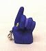 The Beatles Yellow Submarine Squeezies Blue Hand Keychain