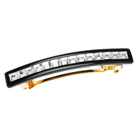 Click here to buy L. Erickson Disco Fever Classic Barrette - Black by L. Erickson.