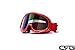 CRG Sports Motorcycle Goggle ATV Dirt Bike Off-Road Racing Anti-Fog UV Protection Adjustable Strap Motocross Goggles for Men,Women, Adults