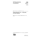 ISO 12771:1997, Plastics laboratory ware -- Disposable serological pipettes