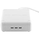 POWERQUBE Desktop Chargers for Smartphones and Tablets - Retail Packaging - White