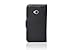 Bear Motion Genuine Lambskin Leather Case for HTC ONE M7 - Black