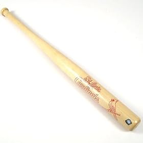 ST. LOUIS CARDINALS OFFICIAL TEAM LOGO 18 MINI BASEBALL BAT ST. LOUIS CARDINALS OFFICIAL TEAM LOGO 18