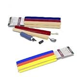 Closed-Cell Foam Tubing - For building up tool and utensil handles and increasing softness - Assortment of Bright Colors - Pack of 6