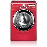 LG : DLG2302R 27in Gas Dryer with 7.3 cu. ft. Capacity Wild Cherry Red
