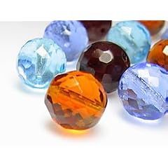 Glasperlen zum Auff�deln 8 mm (Farben Mix), 100 St�ck