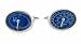 Fun! Rhodium plated speedometer and fuel gauge cufflinks with moving needles. Presentation boxed.