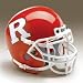 Sporting Goods : Rutgers Scarlet Knights Schutt Full Size Replica Helmet - College Athletics Sports Merchandise