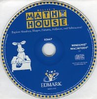 Software: Edmark MILLIESMATHSLV Millies Math House   [sleeve] [windows & Macintosh]