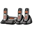Uniden 5.8 GHz Expandable Cordless Digital Answering System with Dual Keypad & Speakerphone, Includes 3 Handsets (Model# TRU9485-3)