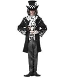 California Costumes Men's Dark Mad Hatter Costume,Multi,Large