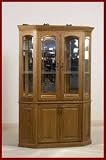 38 Angled Corner Hutch / Buffet-Cherry (Colonial Stain)