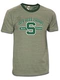 1979 Michigan State University National Champions Green Ringer T-Shirt