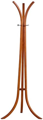 Coat Rack Floor Standing Bentwood Clothes Hanger Stand Rack 4 Colors Home Decor Furniture (natural oak)