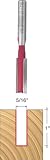 Freud 04-118 5/16-Inch Diameter by 1-Inch Double Flute Straight Router Bit with 1/4-Inch Shank