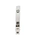 ID Strap Clip Adapter, Vinyl, 25/PK, Clear, Sold as 1 pack