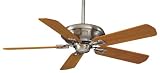 Casablanca 9545A Brescia -AdvanTouch Brushed Nickel Contemporary Ceiling Fan 52 Blade Span